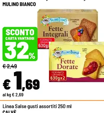 Fette biscottate integrali o dorate