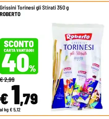 Grissini Torinesi gli Stirati