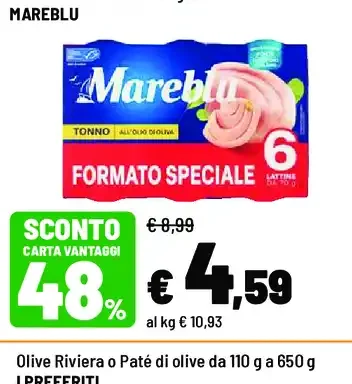Tonno in olio di oliva