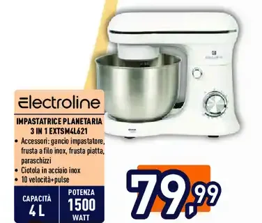 Impastatrice planetaria 3 in 1