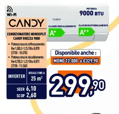 Condizionatore Candy Brezza 9000