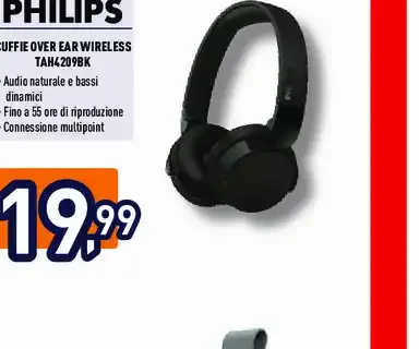 Cuffie over ear wireless TAH4209BK