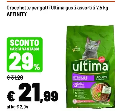 Crocchette per gatti Ultima