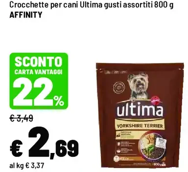 Crocchette per cani Ultima