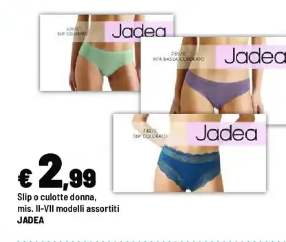 Slip o culotte donna