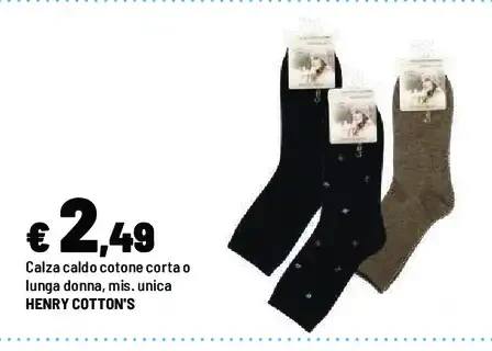 Calza caldo cotone