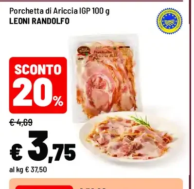 Porchetta di Ariccia IGP 100 g