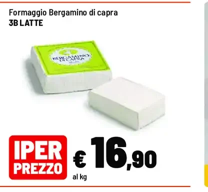 Formaggio Bergamino di capra 3B Latte