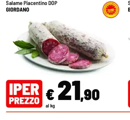 Salame Piacentino DOP Giordano