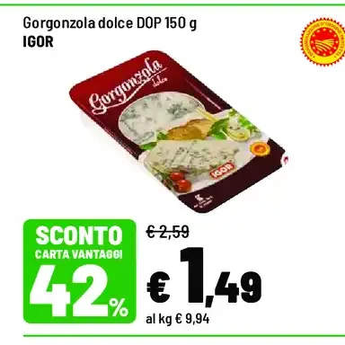 Gorgonzola dolce DOP