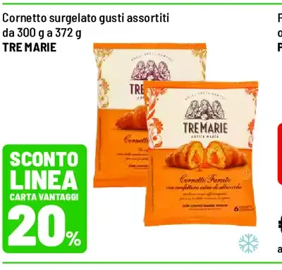 Cornetto surgelato gusti assortiti