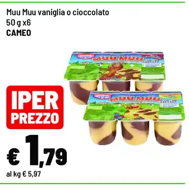Muu Muu vaniglia o cioccolato