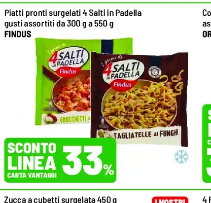 Piatti pronti surgelati 4 Salti in Padella