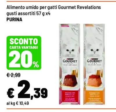 Alimento umido per gatti Gourmet Revelations