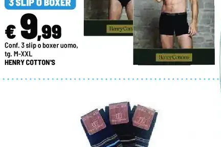 Slip o boxer uomo