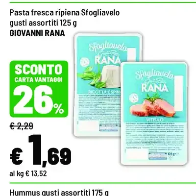 Pasta fresca ripiena Sfogliavelo gusti assortiti