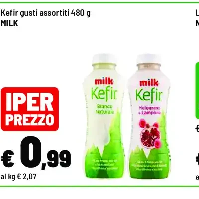 Kefir gusti assortiti