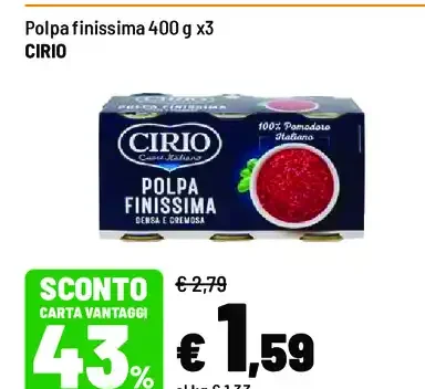 Polpa finissima
