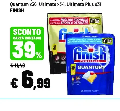 Detersivo pre-dosato Finish