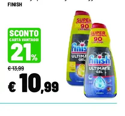 Detersivo gel per lavastoviglie Finish