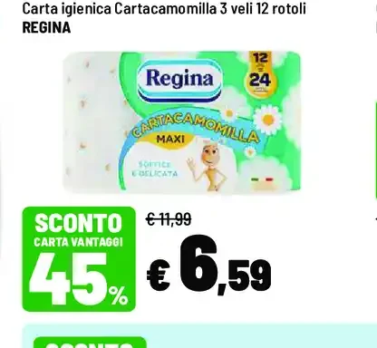Carta igienica Regina