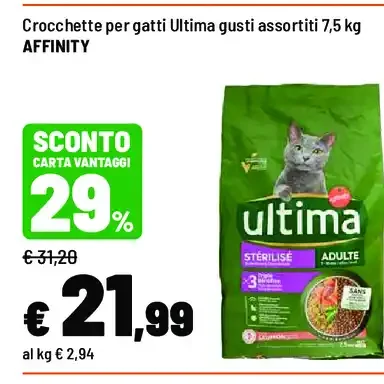 Crocchette per gatti Ultima