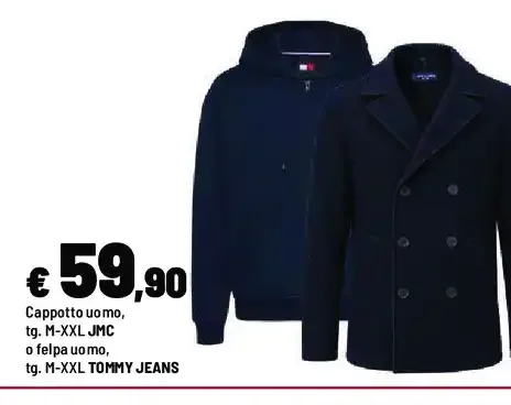 Cappotto uomo o felpa uomo
