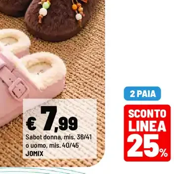 Sabot donna o uomo