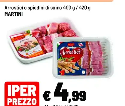 Arrosticini o spiedini di suino
