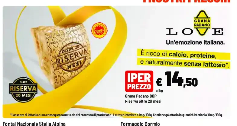 Grana Padano DOP Riserva oltre 20 mesi