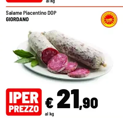 Salame Piacentino DOP Giordano