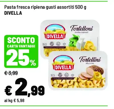 Pasta fresca ripiena gusti assortiti