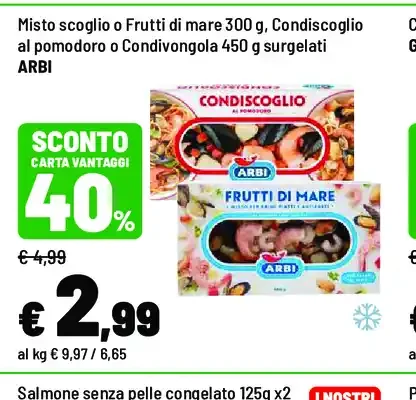 Misto scoglio o frutti di mare ARBI