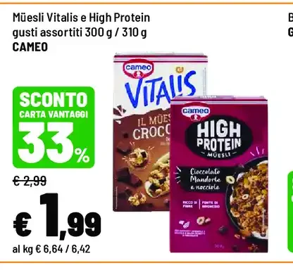 Muesli Vitalis e High Protein