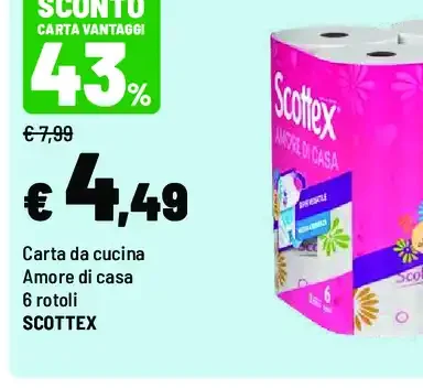 Carta da cucina Scottex Amore di casa