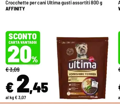 Crocchette per cani Ultima