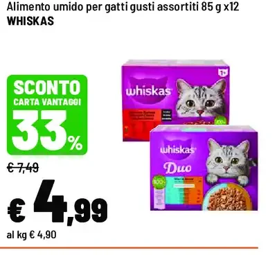 Alimento umido per gatti Whiskas