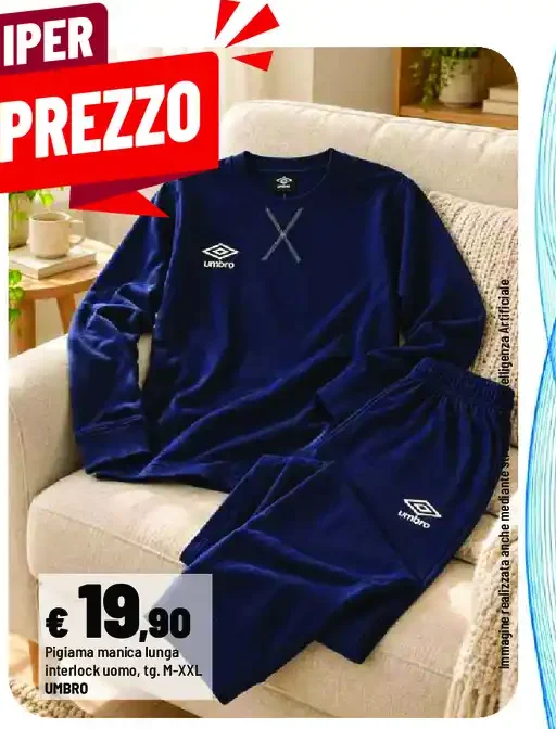 Pigiama manica lunga uomo