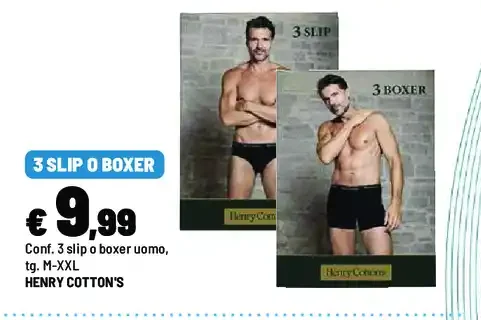 Slip o boxer uomo