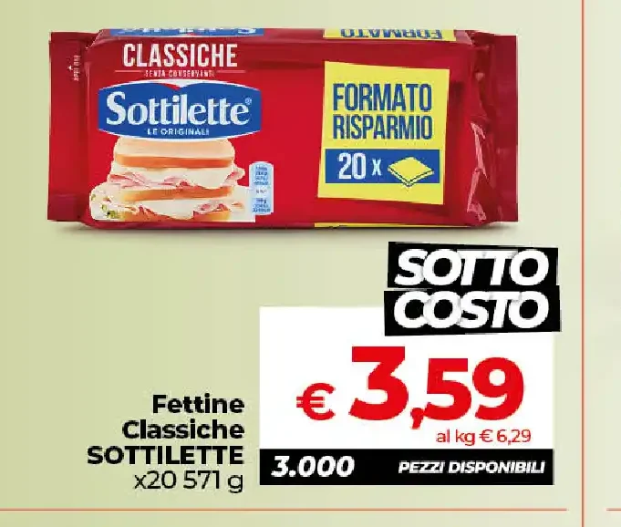 Fettine classiche Sottilette x20 571 g
