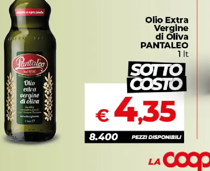Olio extra vergine di oliva Pantaleo 1 l