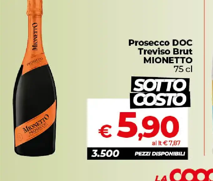 Prosecco DOC Treviso Brut Mionetto