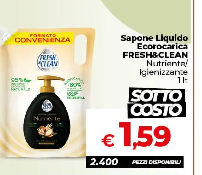 Sapone liquido Fresh & Clean