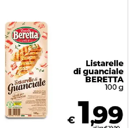 Listarelle di guanciale