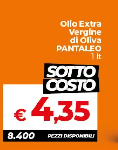 Olio extra vergine di oliva Pantaleo