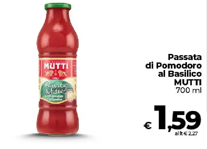 Passata di Pomodoro al Basilico Mutti