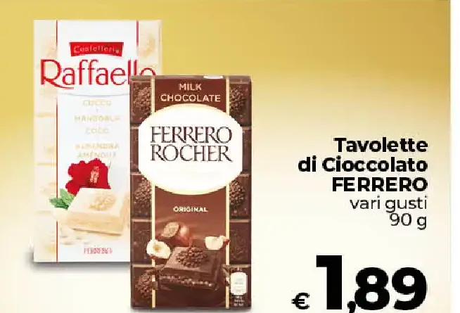 Tavolette di cioccolato