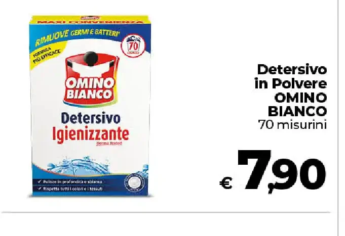 Detersivo in polvere Omino Bianco