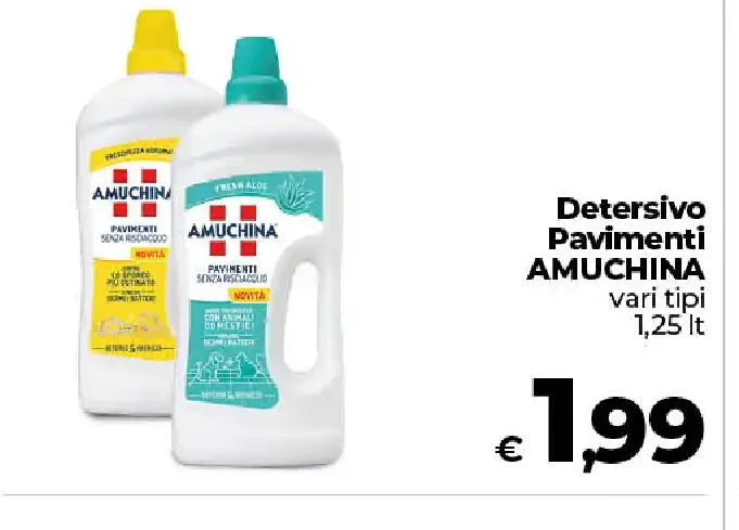 Detersivo pavimenti Amuchina