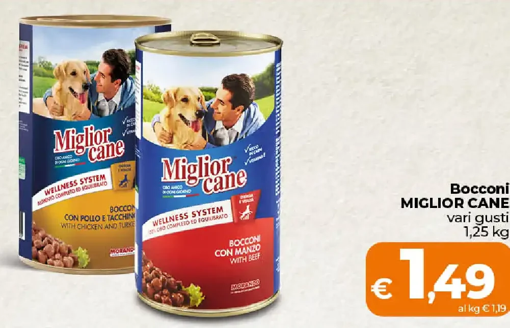 Bocconi per cani Miglior Cane vari gusti